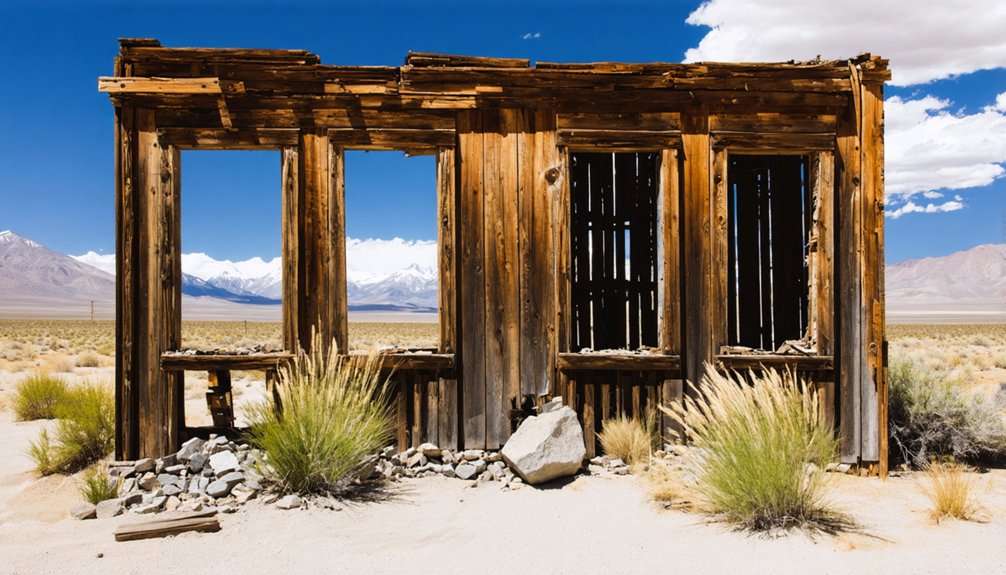 historical remains of mining