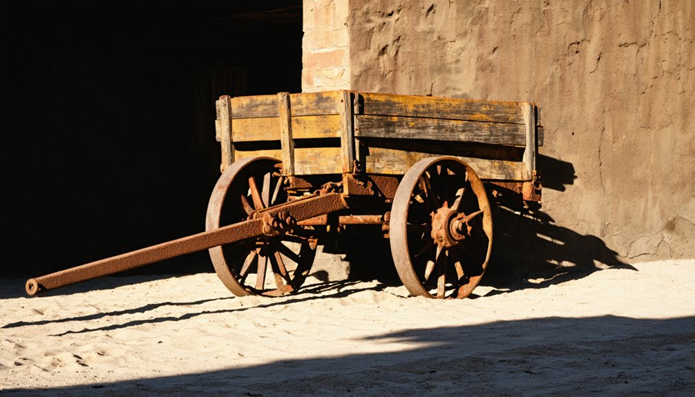 industrial ruins in desert
