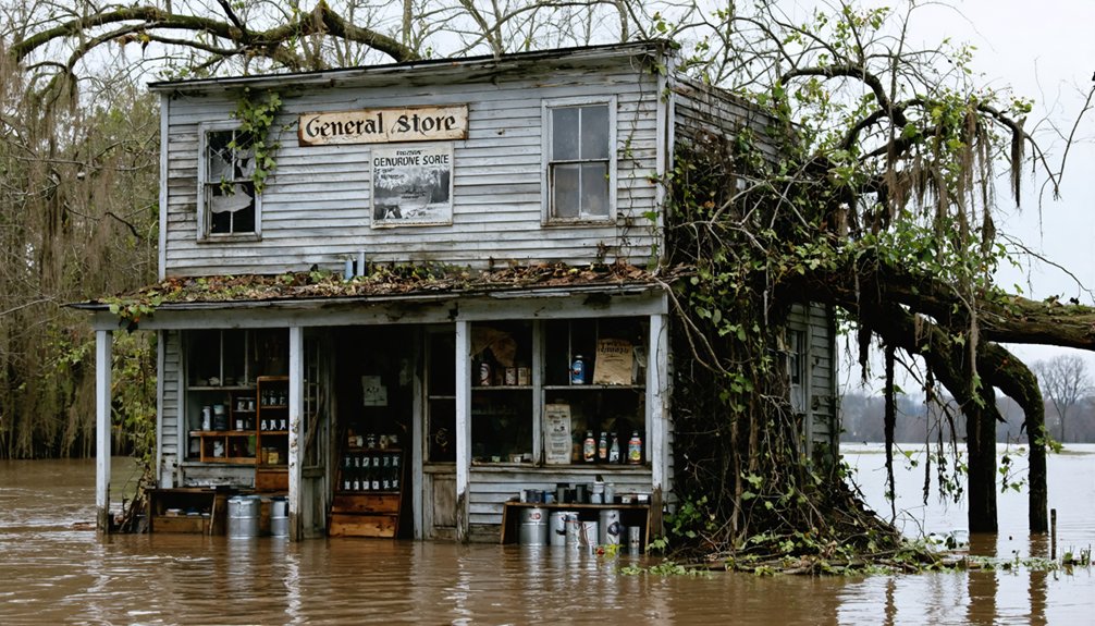 natural disasters abandoned towns