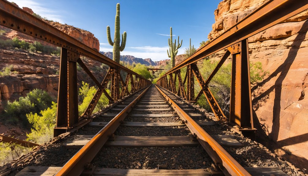 nature reclaiming abandoned railroad