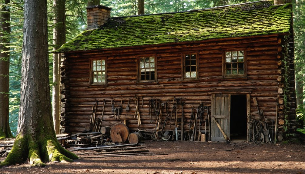 nature reclaims abandoned history