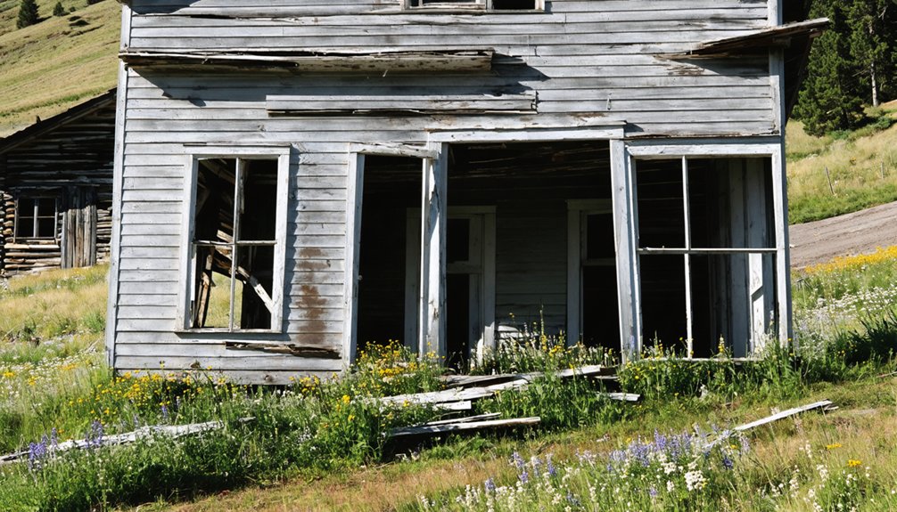 obscure ghost town remnants