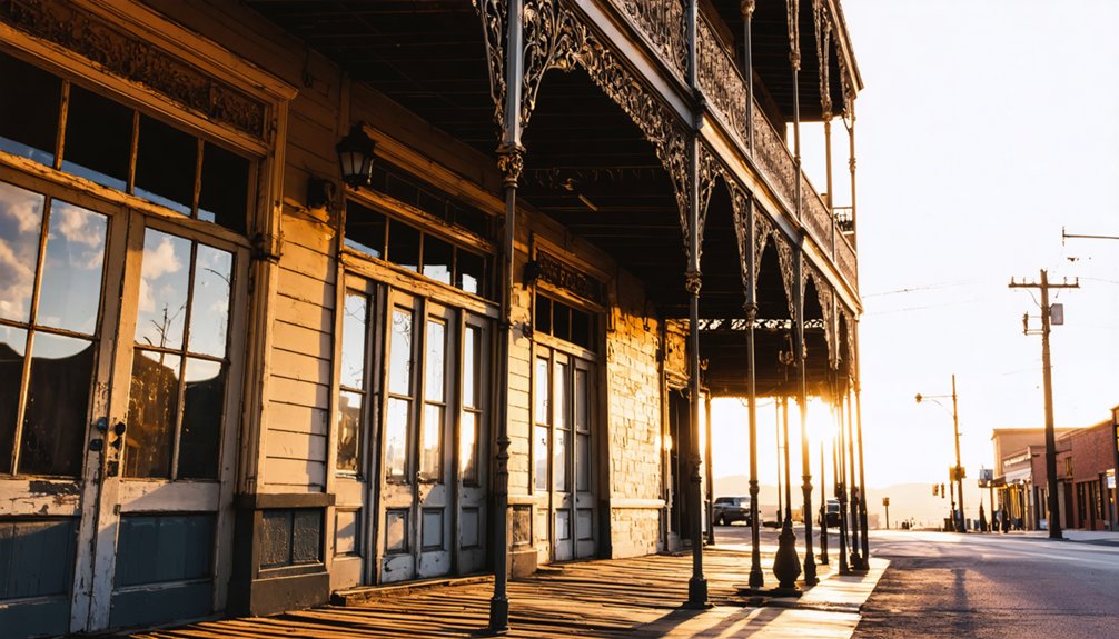 preserved victorian era main street