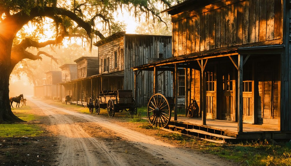 relocated historical structures preserved