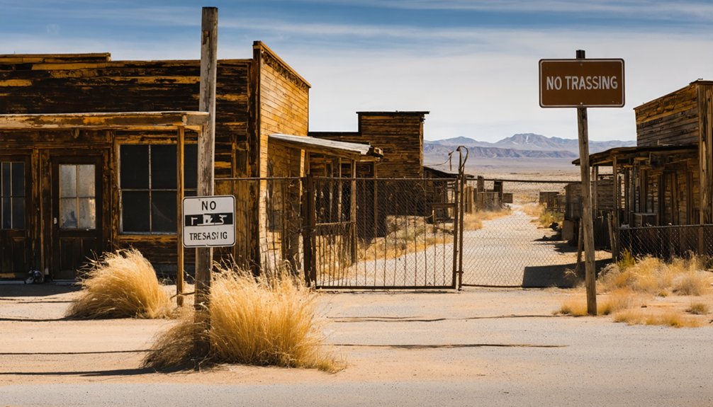 remote ghost town access