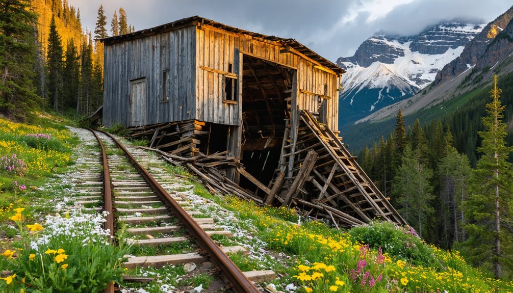 remote mining camp exploration