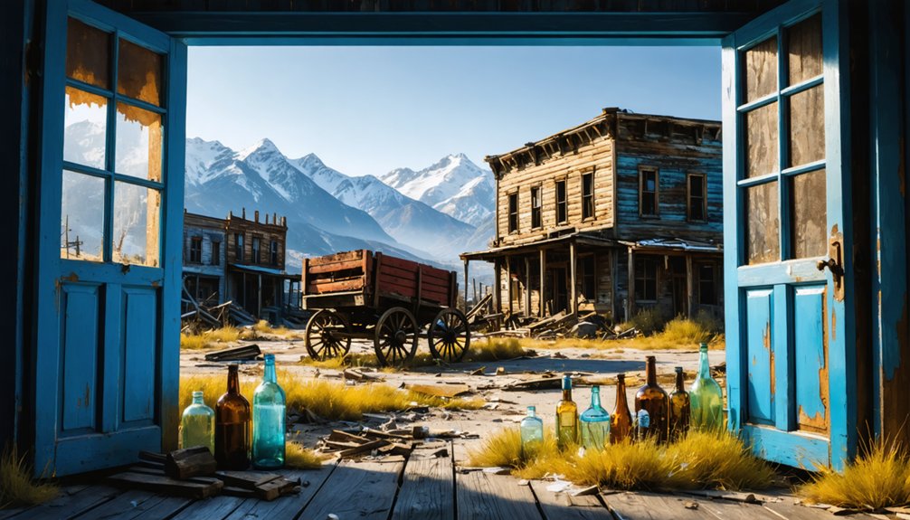 restored historic mining cabin