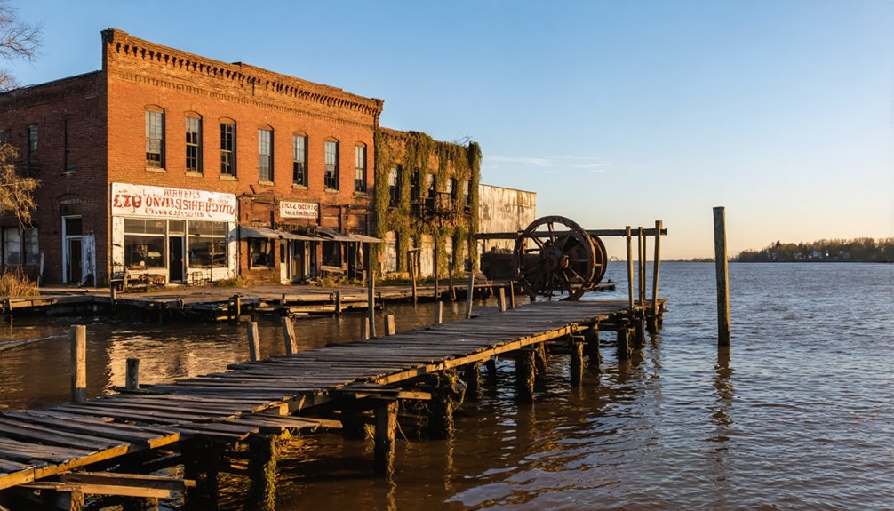 riverfront settlements economic decline