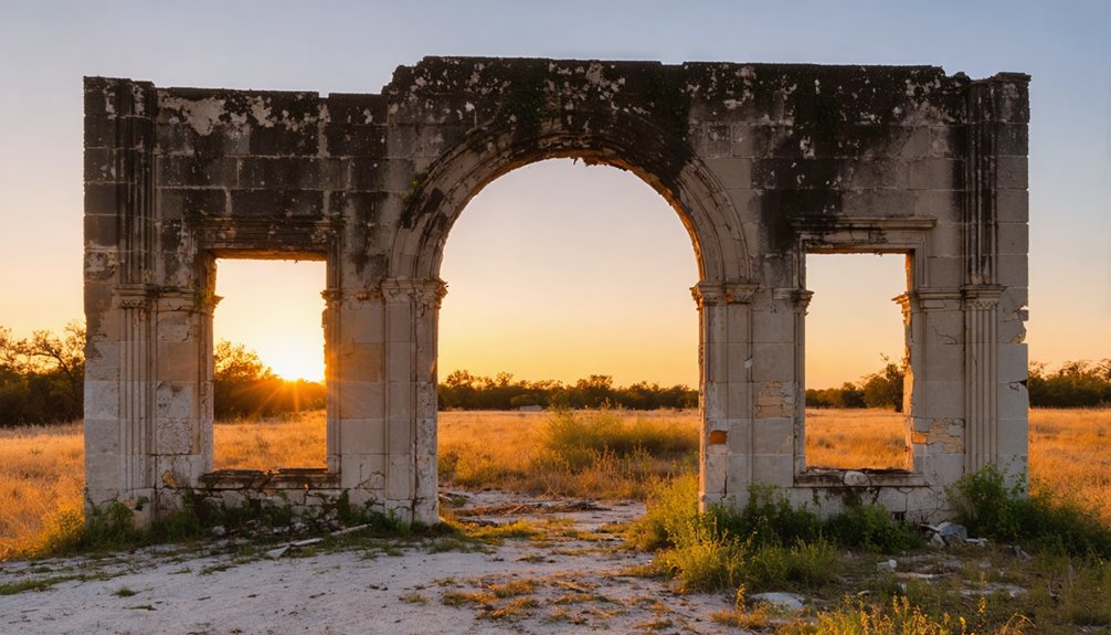 ruins of belle plain