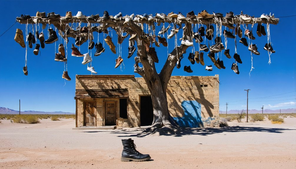 shoe throwing desert tradition