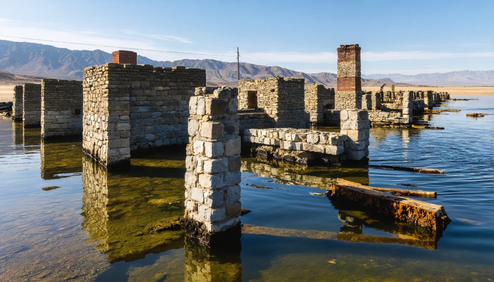 submerged gold rush remnants