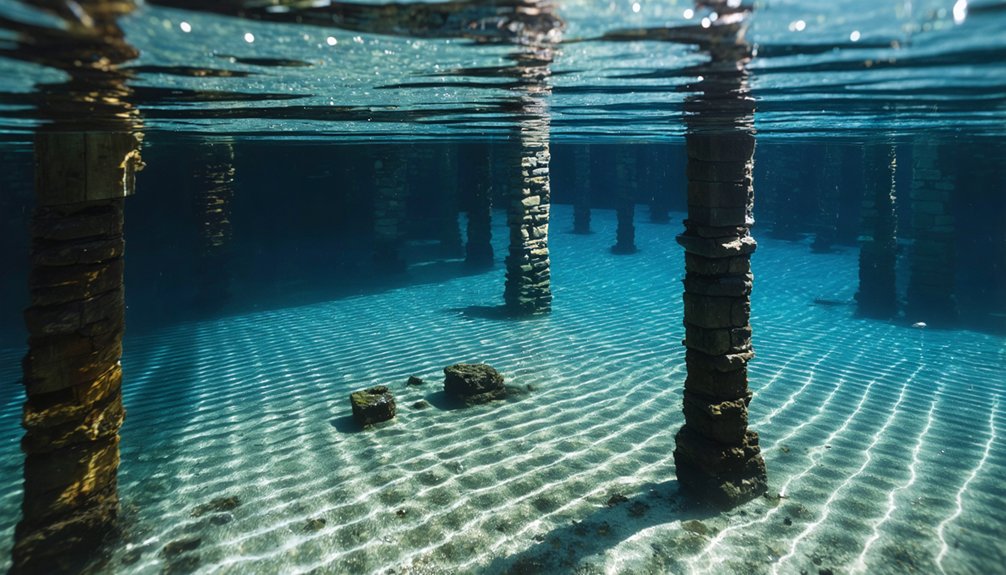 submerged pioneer community remains