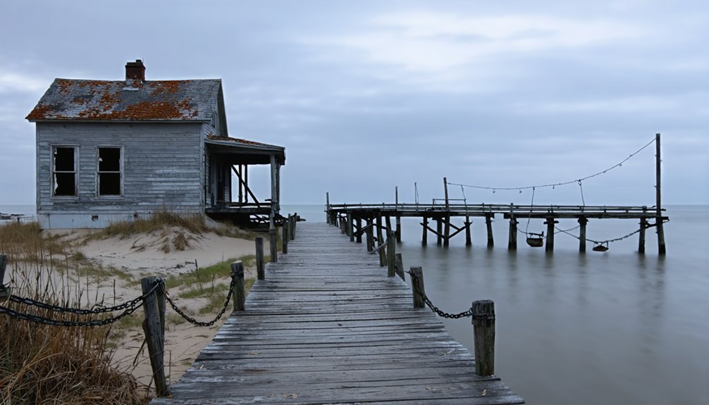 thriving vs abandoned coastal communities