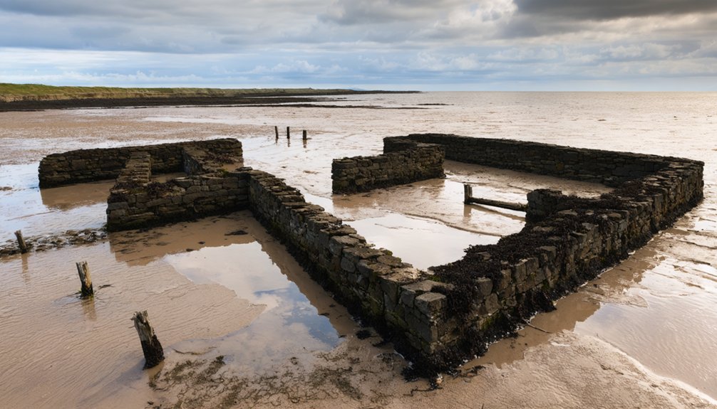 tidal fish trap structures