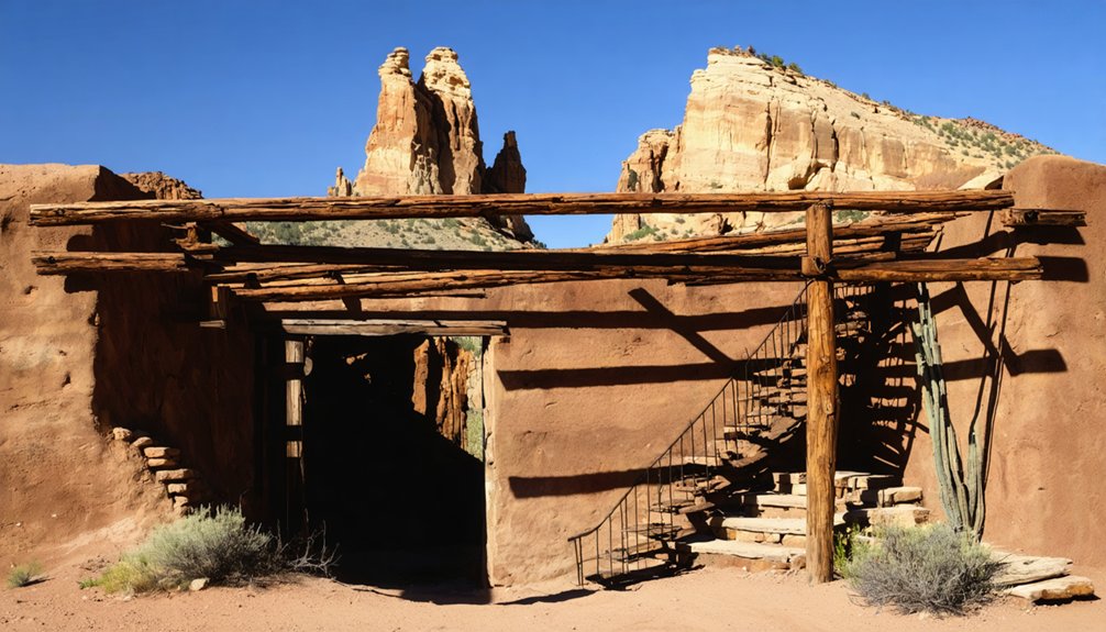twin buttes ghost town remnants