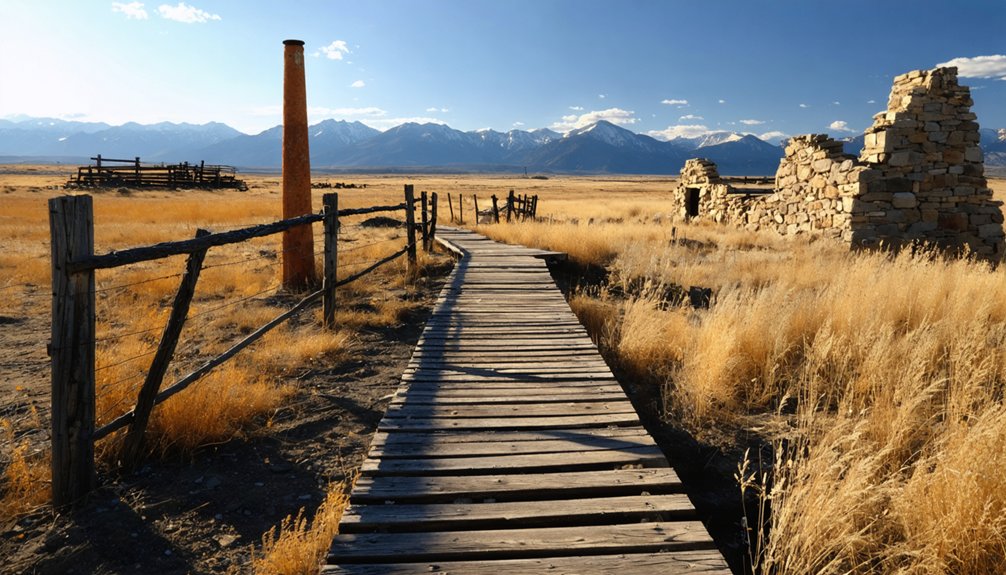 vanished ghost town remnants