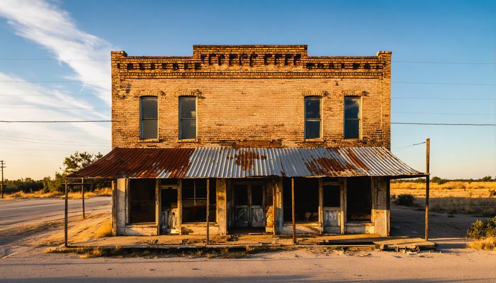 abandoned architectural drone exploration