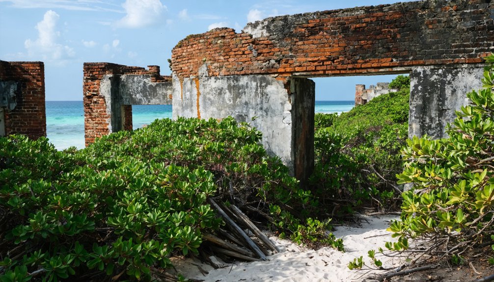 abandoned coastal military site