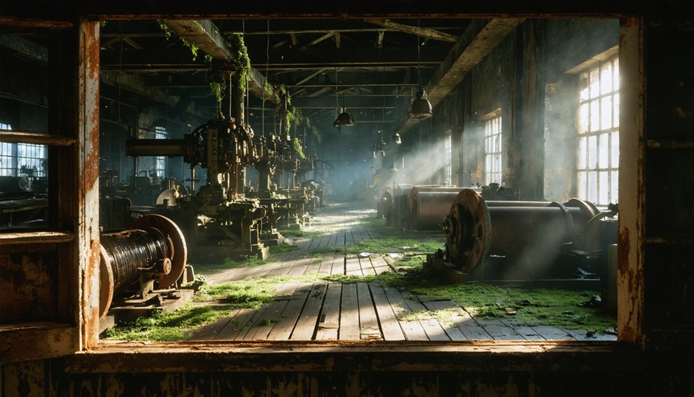 abandoned industrial sites remnants