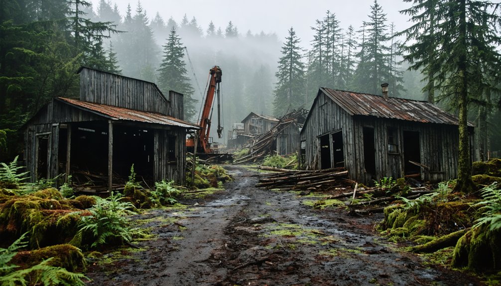 abandoned logging towns america