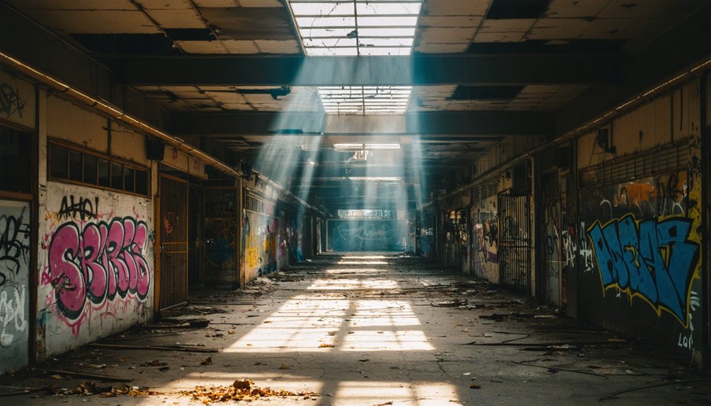 abandoned mall public safety hazards
