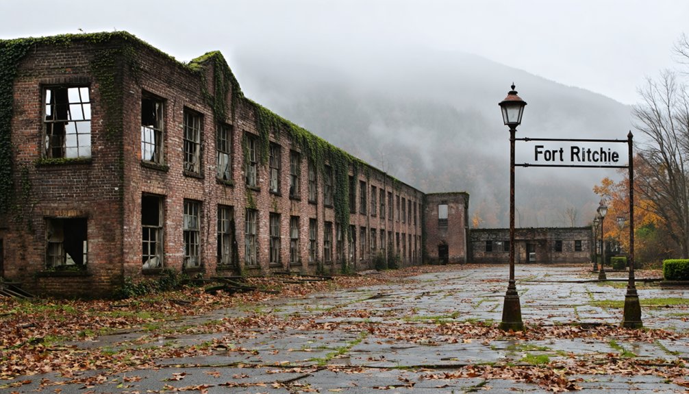 abandoned military base ruins