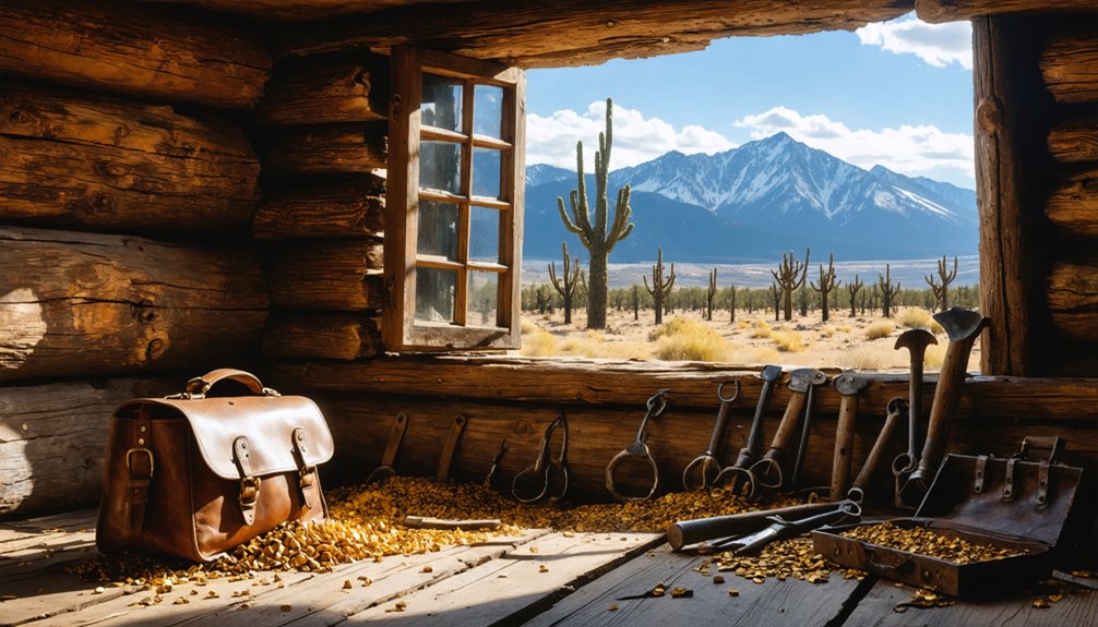 abandoned mining camp treasures