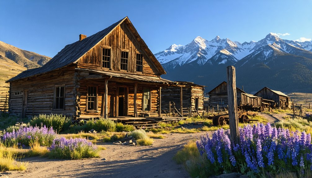 abandoned mountain mining town
