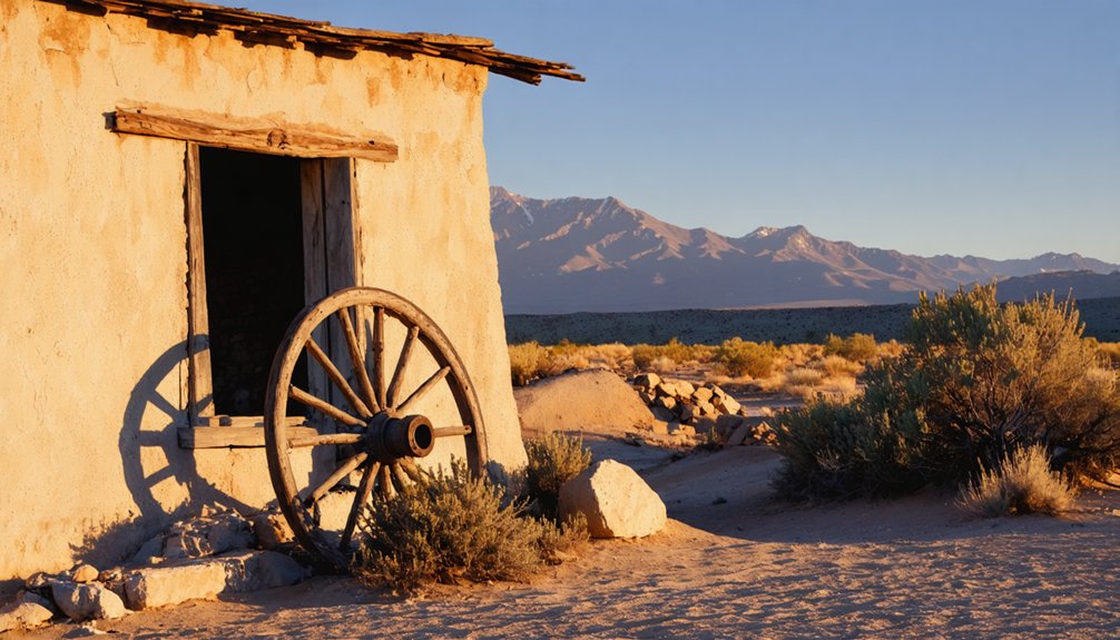 abandoned nevada mining town
