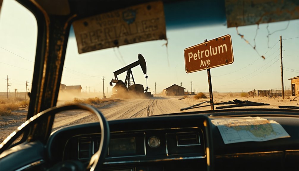 abandoned oil town research