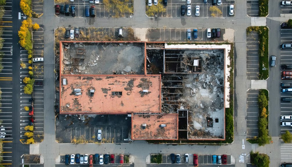 abandoned retail site exploration