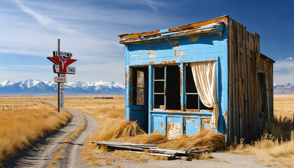 abandoned settlements along highway