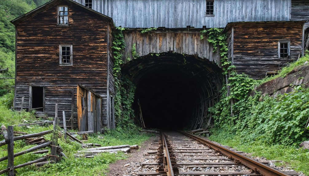 abandoned settlements and mines
