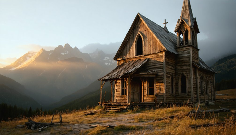 abandoned settlements on trail