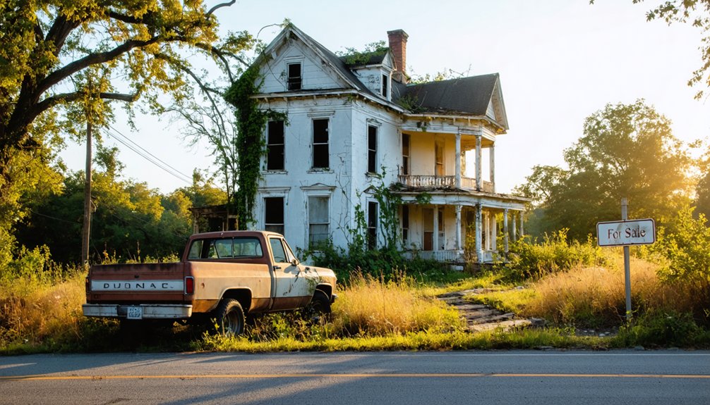 abandoned southern suburban towns