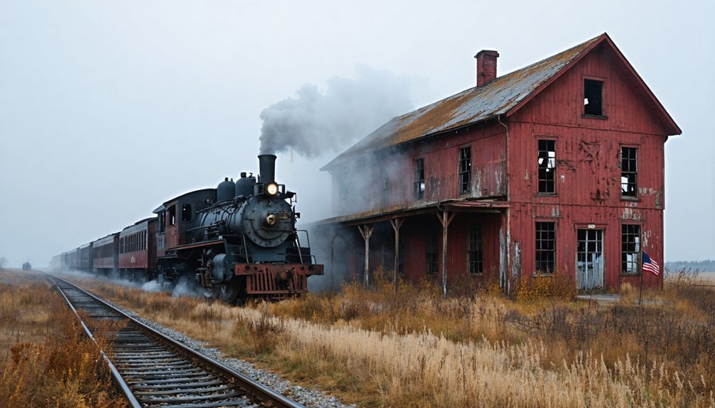 abandoned town with history