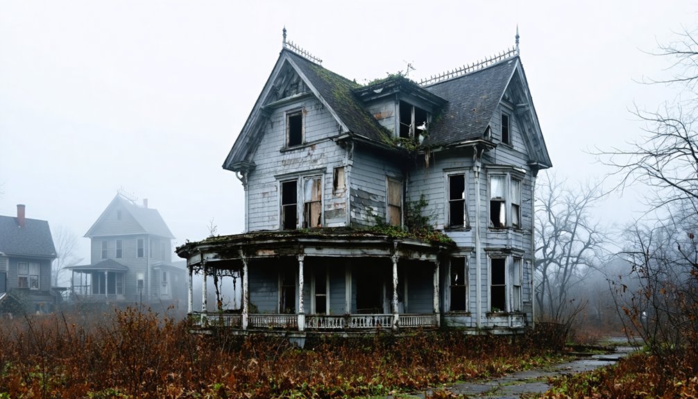 abandoned victorian village ruins