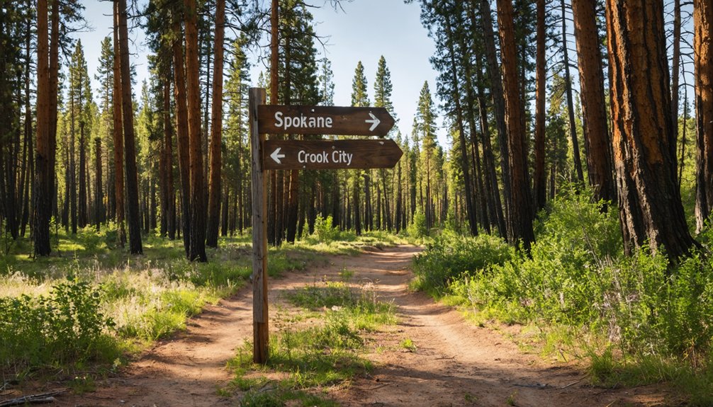 access routes to ghost towns