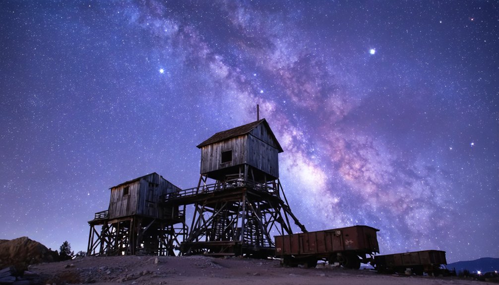 astrophotography in historic ruins