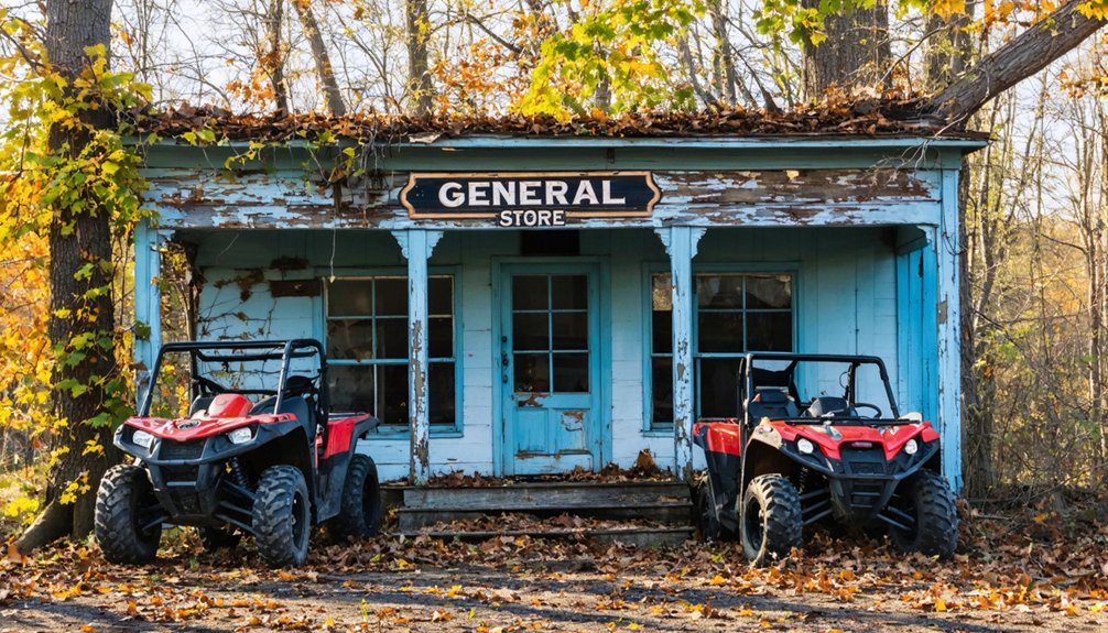 atv accessible indiana ghost towns