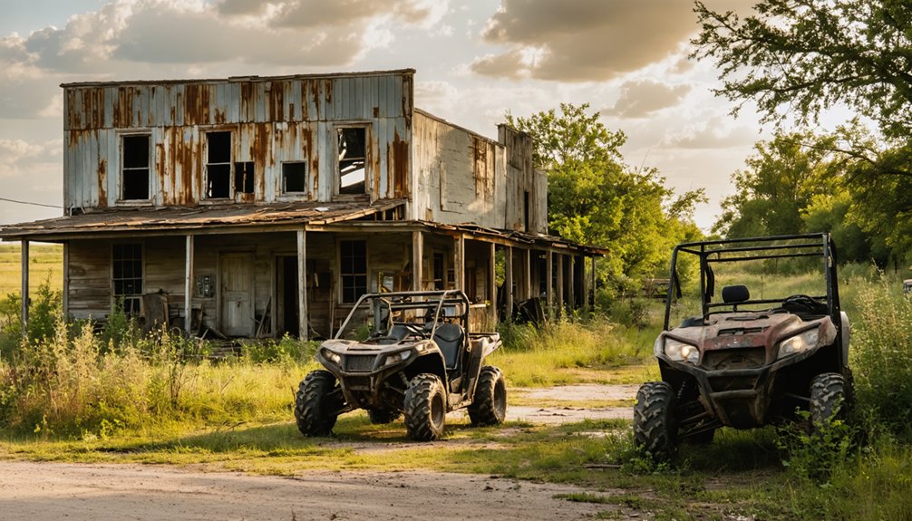 atv accessible oklahoma ghost towns