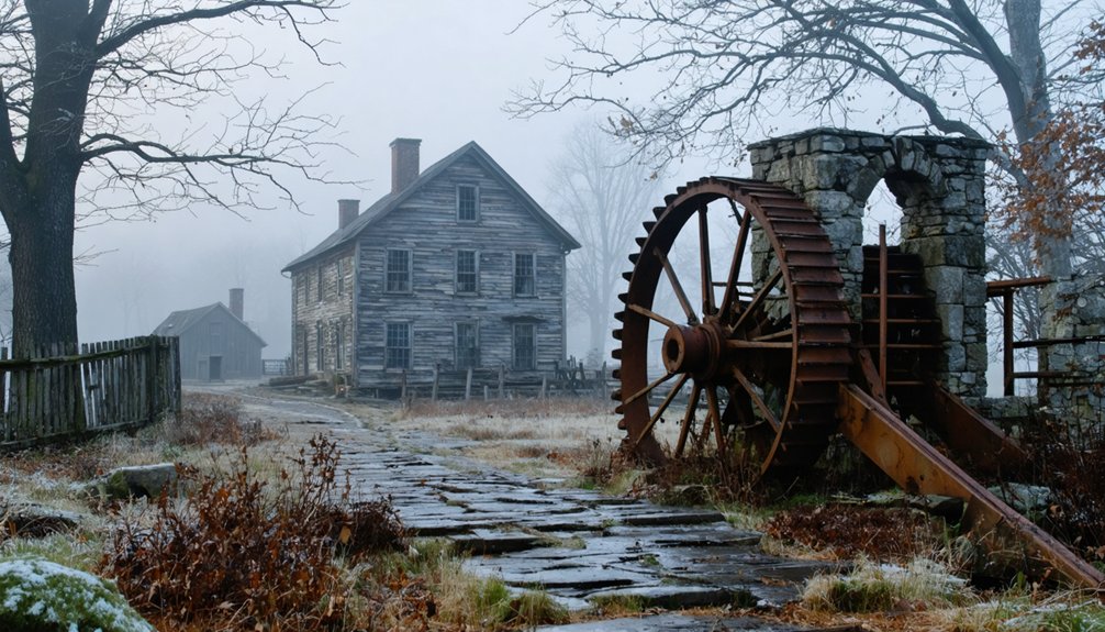autumn ghost town exploration