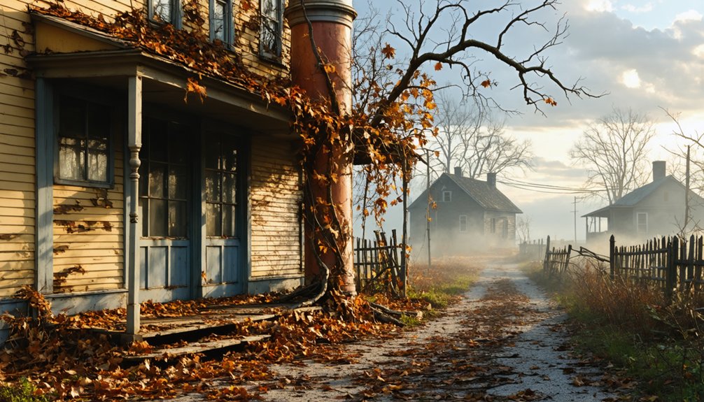 autumn light reveals history