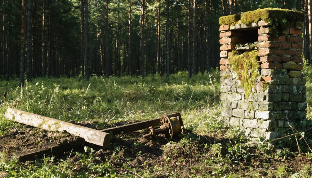 civil war ghost town remnants