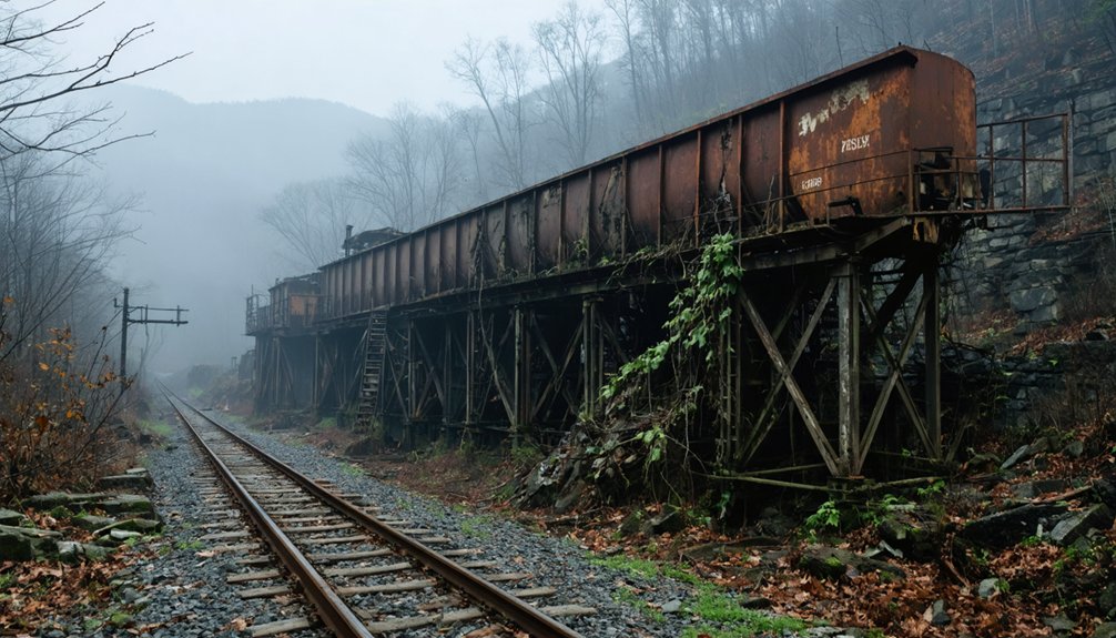 coal mining industrial remnants