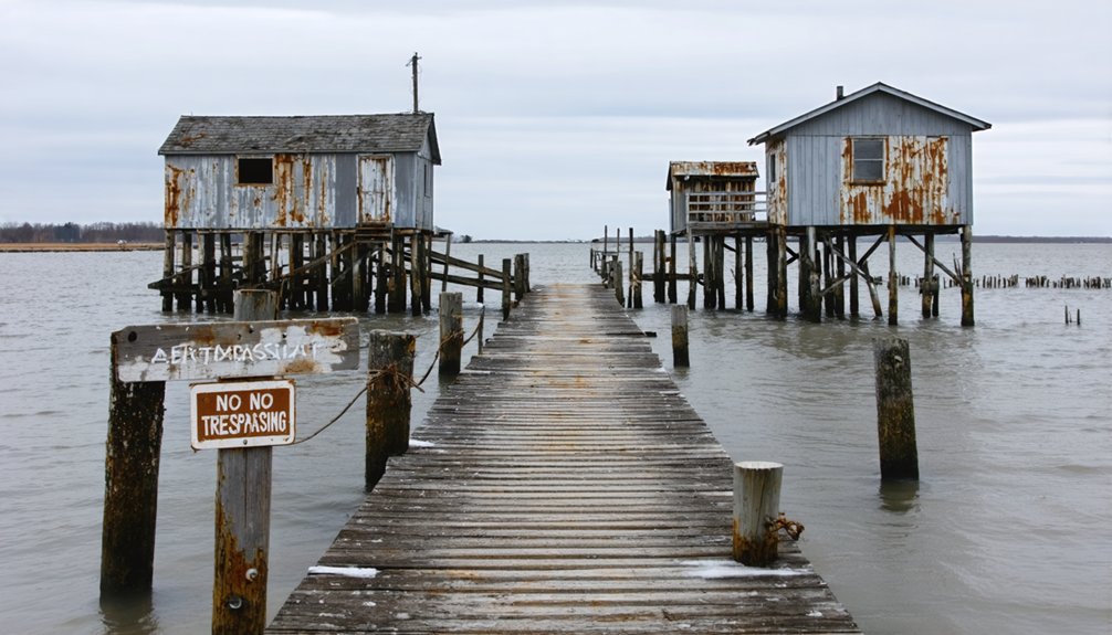 coastal abandonment and ruins