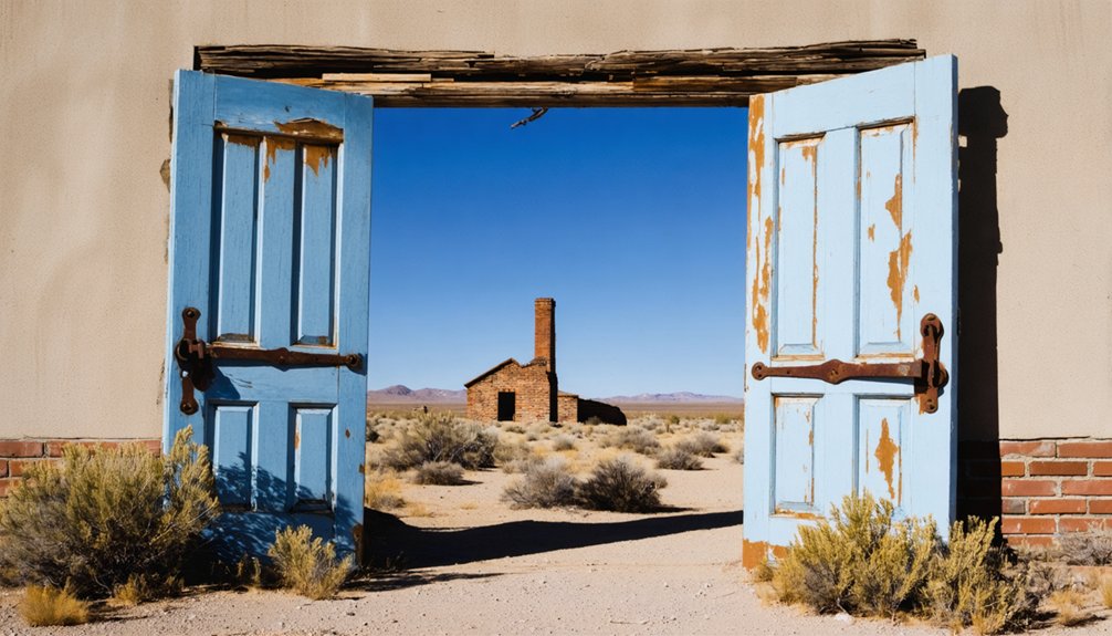 colonial ghost town remnants
