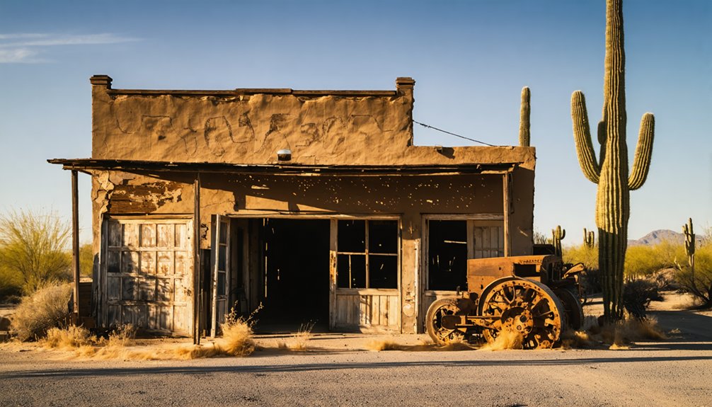 deserted arizona mining town