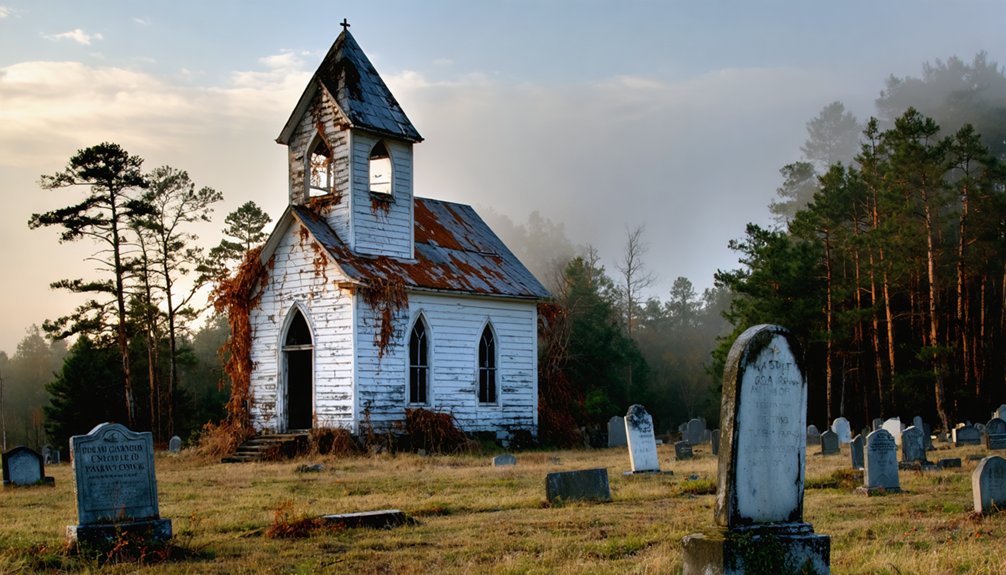drone photography in ghost towns
