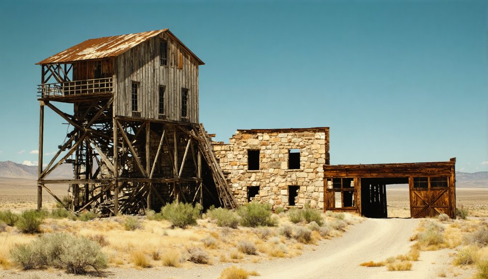 drone photography of ghost towns